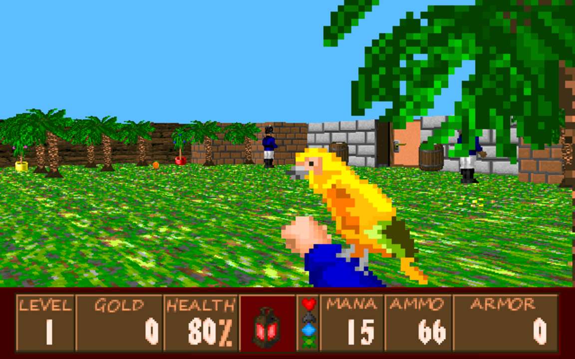 New Golden Parrot Mod Turns Nazis In Wolfenstein 3D Into Angry Pirates!