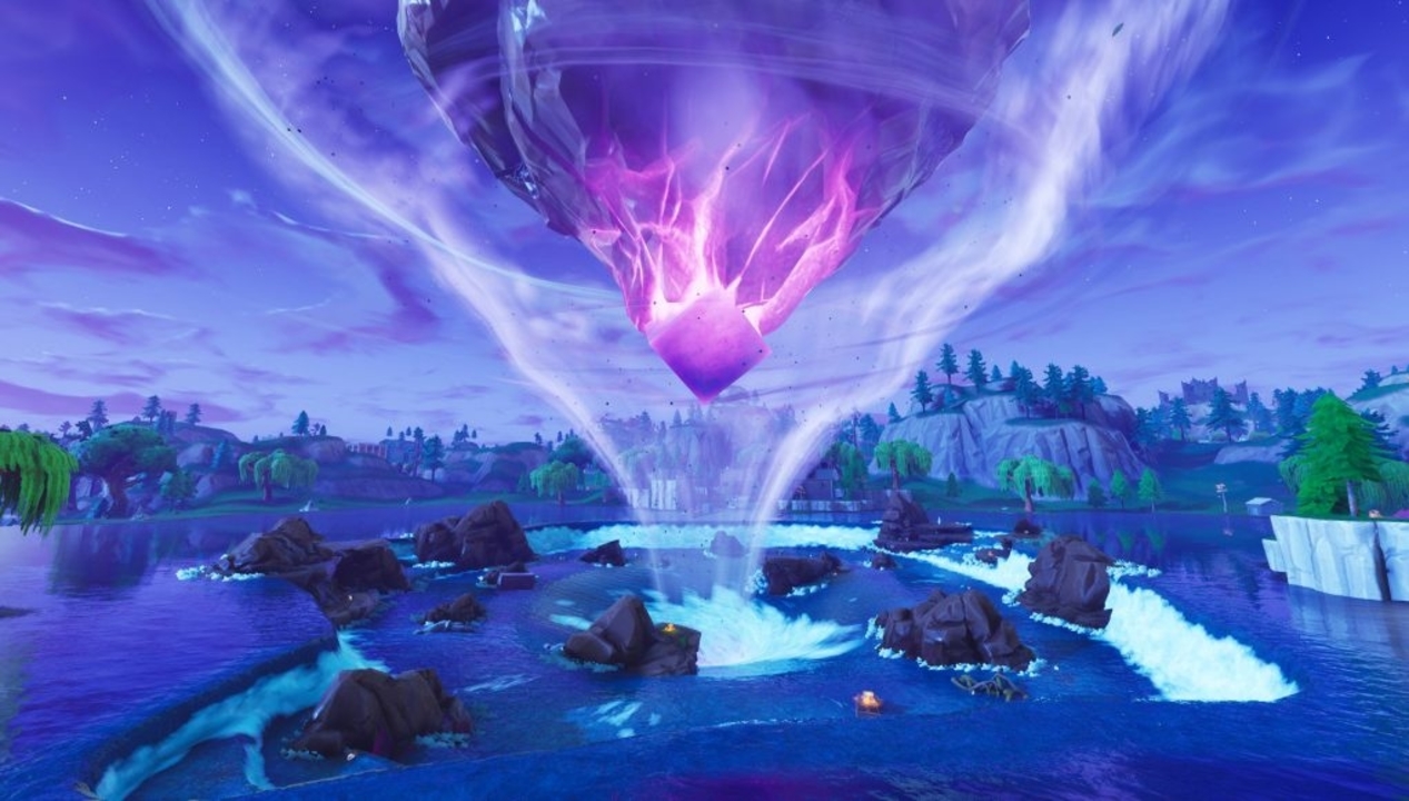 Weird Floating Runic Vessel Linked To Loot Lake Vault Of Fortnite Appears And Sails Towards Unknown Destination