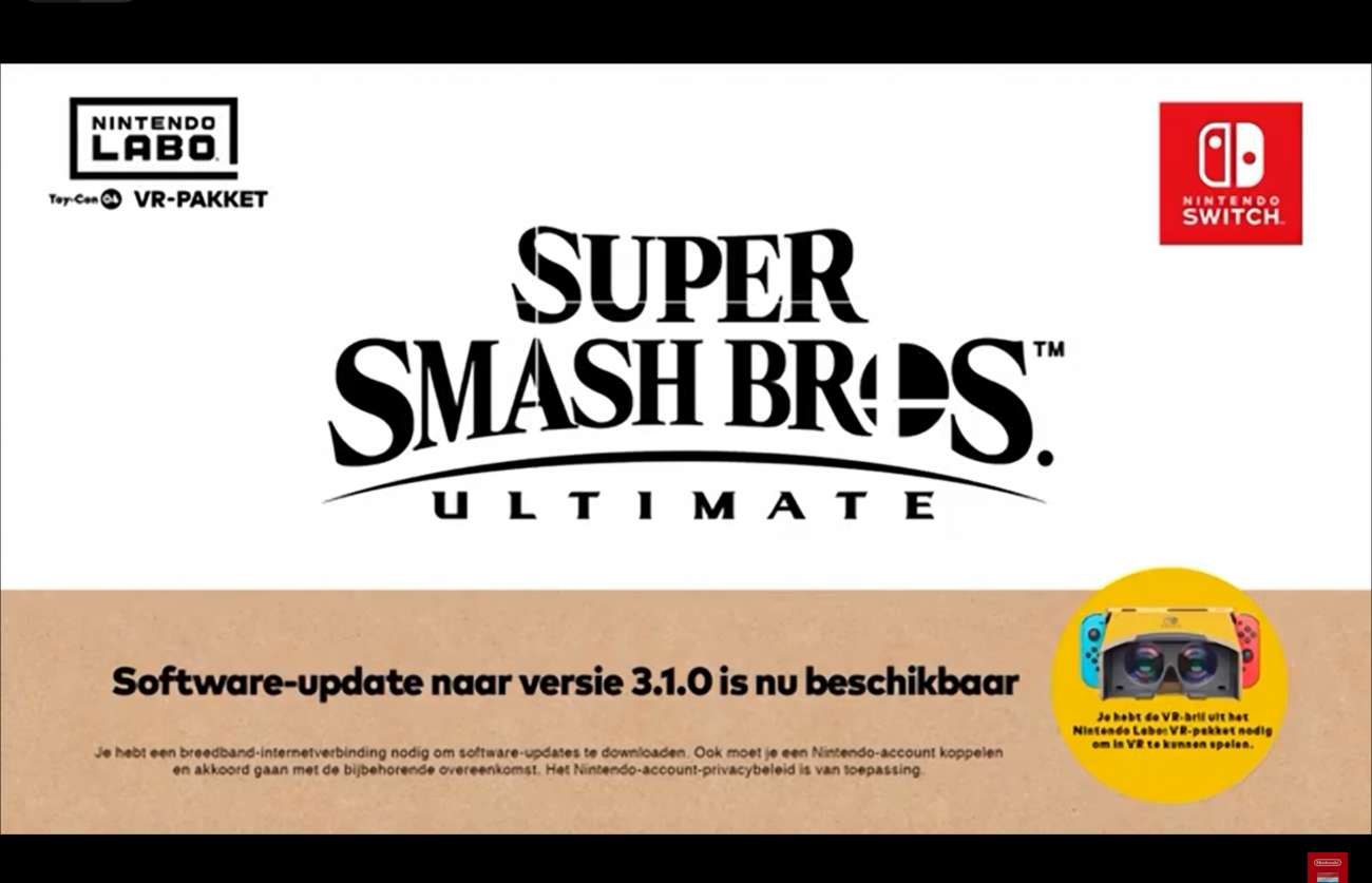 A VR Mode Will Be Included In Super Smash Bros. Ultimate; Will Be Compatible With Labo VR Kits