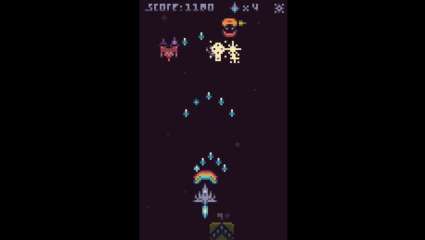 New Shoot em’ Up Game From Pixel Studios Channel Classic Retro Pixel Art Game, Galaga