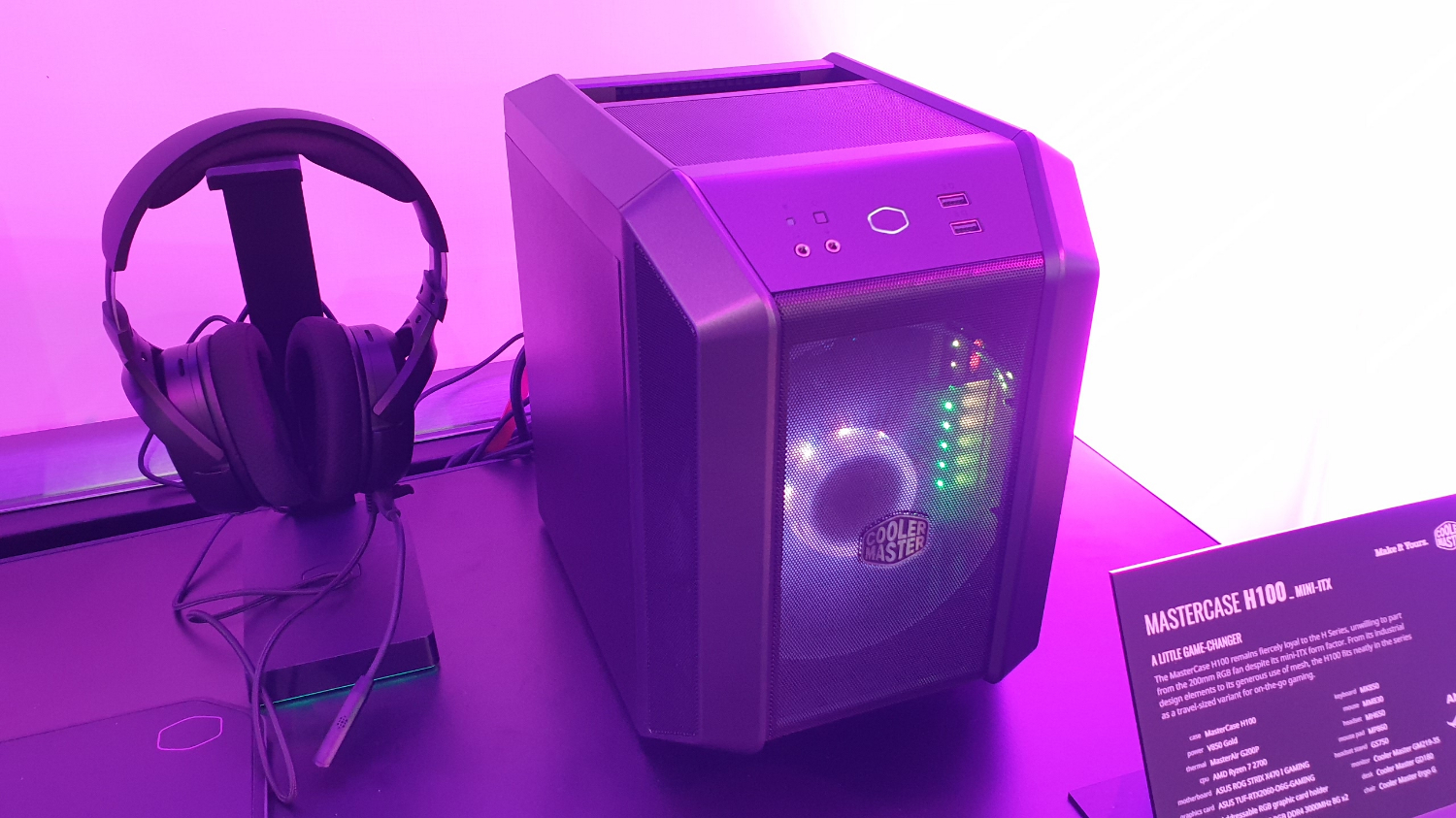 Cooler Master MasterCase H100 Is Finally Here And Sports A Minimalistic Design With  200mm RGB Fan