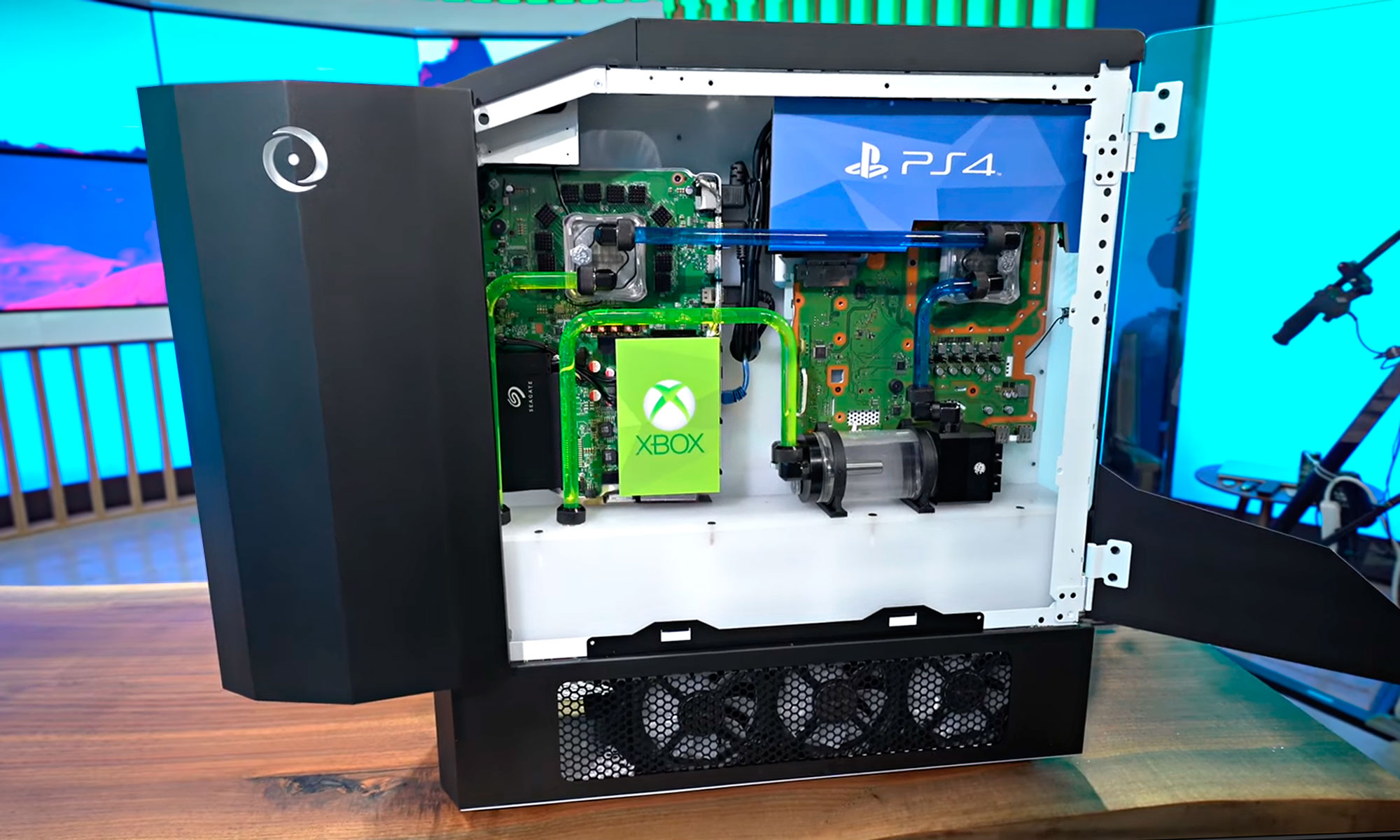 Origin PC Celebrates 10th Anniversary With The Big O 2.0. Gaming Tower That Combines A PC, Xbox One, PlayStation4, And Switch
