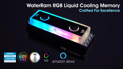 Thermaltake WaterRam RGB Liquid Cooling DDR4 Memory: The World's First Two-Way Cooling DDR4 Memory Is Here
