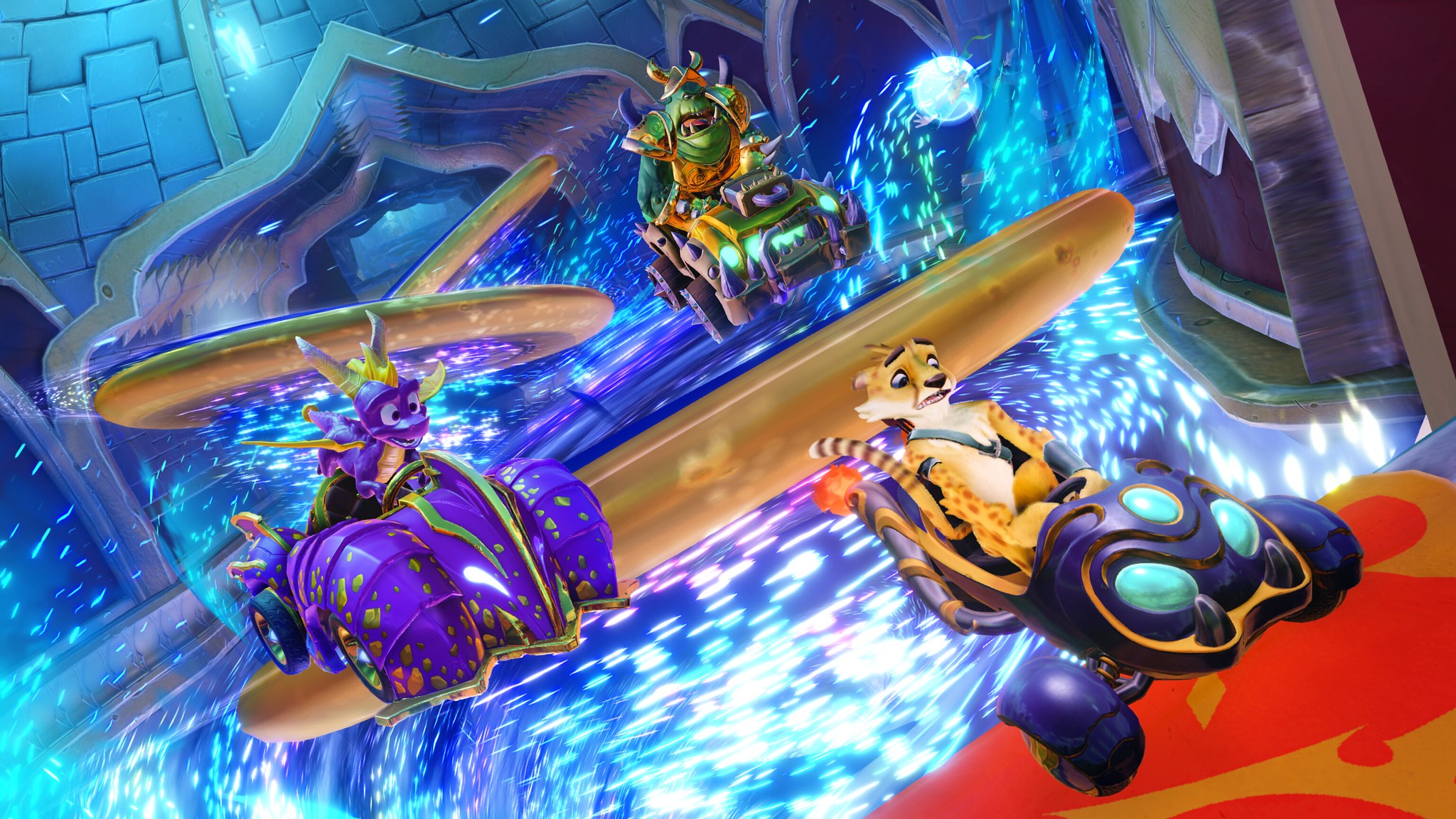Spyro, Gnasty Gnorc, And Hunter All Come Speeding Into Crash Team Racing Nitro-Fueled In An All New Grand Prix