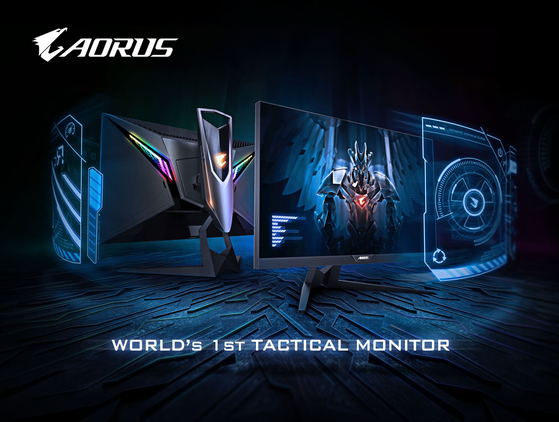 The Gigabyte Aorus CV27F Is The ‘World’s First Tactical Gaming Monitor’