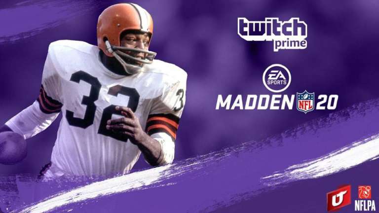 Twitch Prime Members Can Add Jim Brown Into Ultimate Team On Madden 20