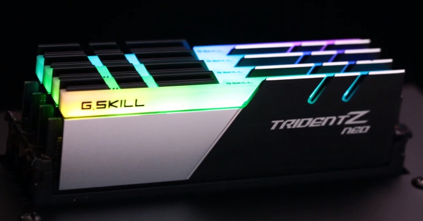 Computer Hardware Company G.Skill Showcase New Trident Z Neo RAM Fine-Tuned For The 3rd-Gen Ryzen Desktop CPU