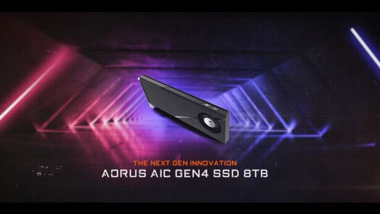Gigabyte’s Aorus Gen4 AIC Delivers Up To 15,000MB/S With 8TB Storage Capacity