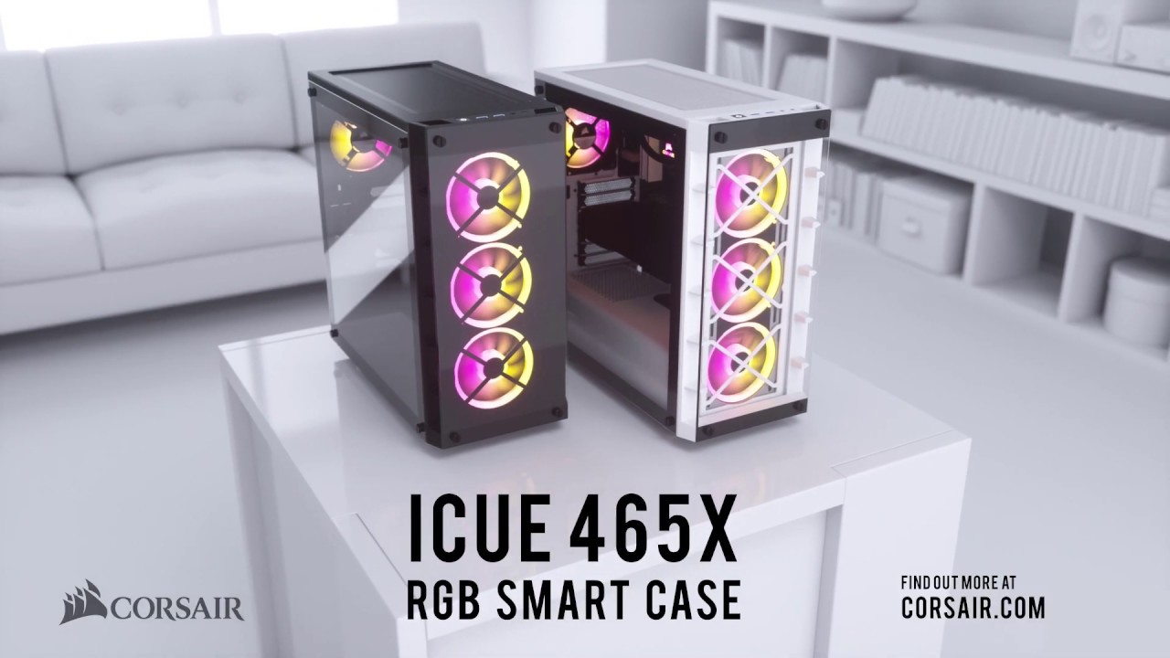 CORSAIR Launches The iCUE 465X RGB Mid-Tower ATX Smart Case, Complete With Smart RGB Lighting And Versatile Cooling Options