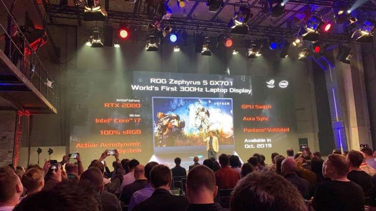 IFA 2019: The ASUS ROG Zephyrus S GX701 Is The World's First Gaming Laptop With A 300Hz Refresh Rate