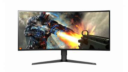 Complete Your Gaming Station LG 34-Inch 34GK950G High-Resolution IPS Curved Monitor