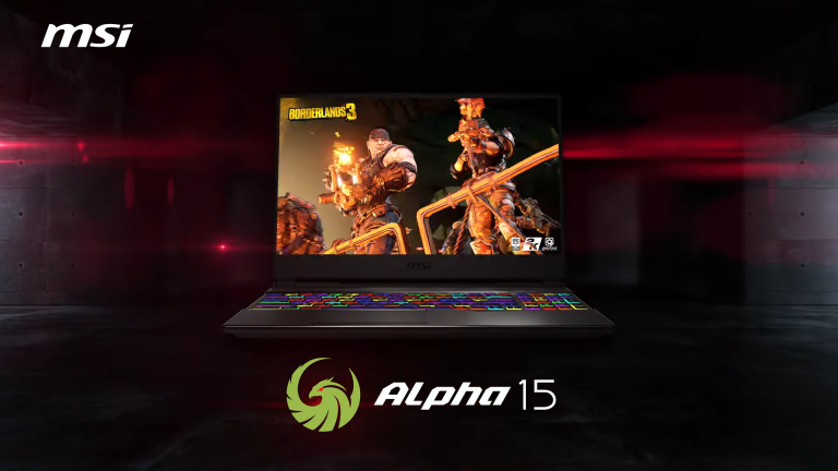 The MSI Alpha 15 Is The World's First Gaming Laptop To Feature 7nm Technology