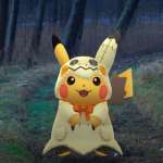 Pikachu Dressed in Costume for Pokemon Go's Halloween Event