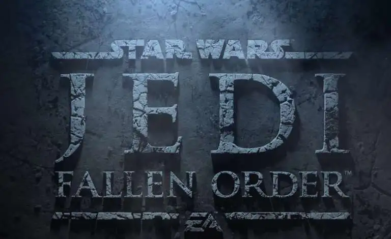 The title screen for Star Wars Jedi Fallen Order