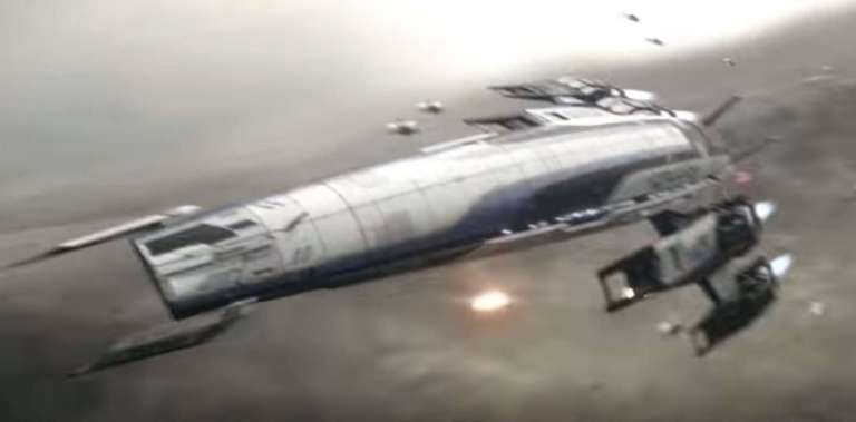 The Normandy was the main ship in the original trilogy of Mass Effect Games