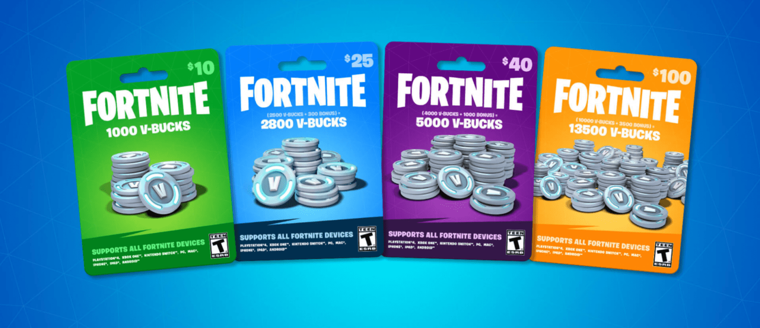 Fortnite V-Bucks Can Now Be Purchased From Retailers Across The US ...