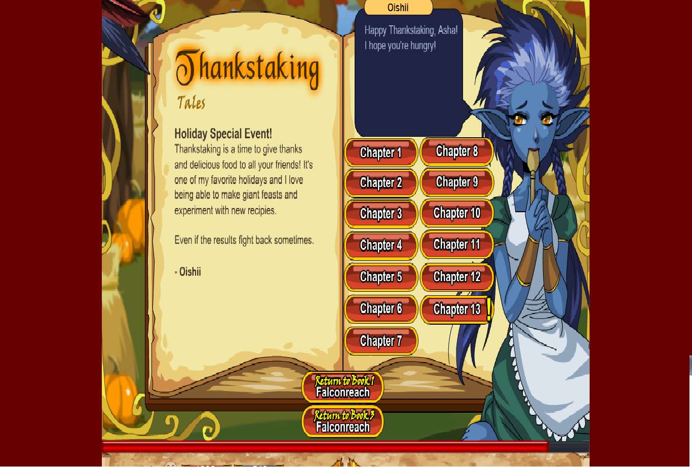 Dragonfable Unleashes Annual Thankstaking Event For The Thanksgiving Holiday