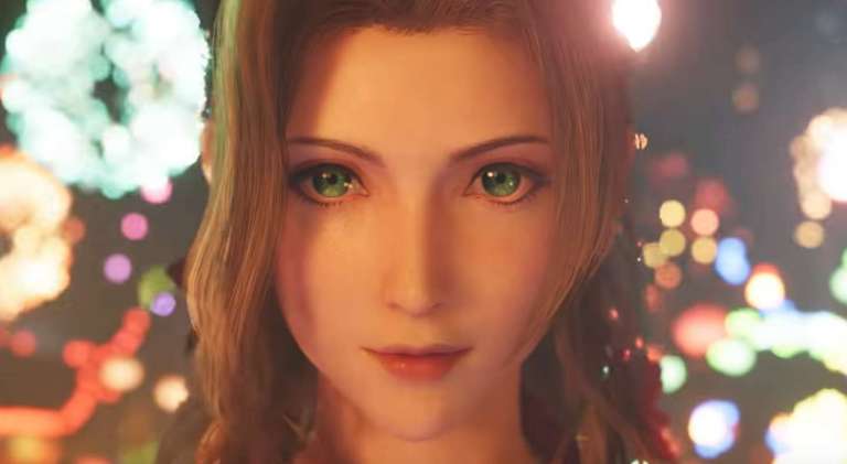 Aerith, one of the main characters in Final Fantasy VII Remake