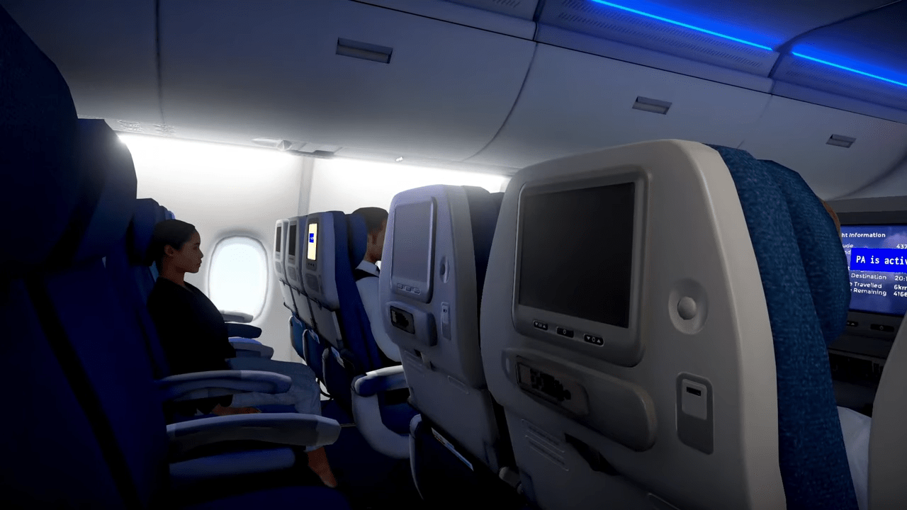 Experience A Full In-Flight Experience From The Comfort Of Your Couch In Airplane Mode