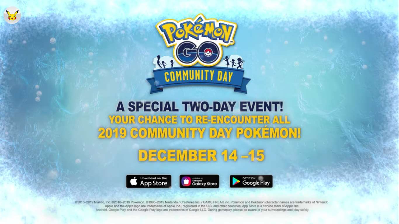 Pokemon GO Is Celebrating All 2019 Community Days Next Month, If You Missed A Community Day This Is The Time To Pick Up Those Missing Pokemon