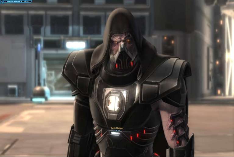 Darth Malgus preparing to fight