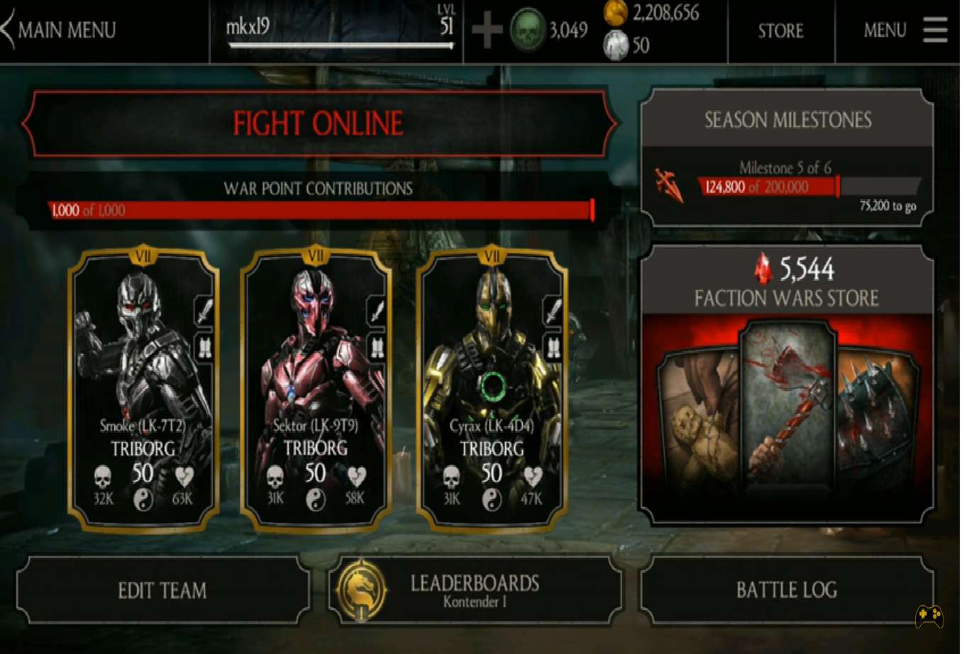 Triborg Comes In For The Weekly Mortal Kombat Mobile Challenge Tower For Players To Unlock