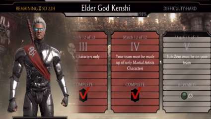 Mortal Kombat Mobile Update 2.4.1 Introduces The Elder God Kenshi Tower And Extends Triborg Sub Zero