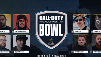Eight Popular Streams Will Team Up With Veterans In The First Ever Call Of Duty Endowment Bowl