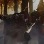 The Ghost from Ghost of Tsushima Dispatching a Group of Warriors