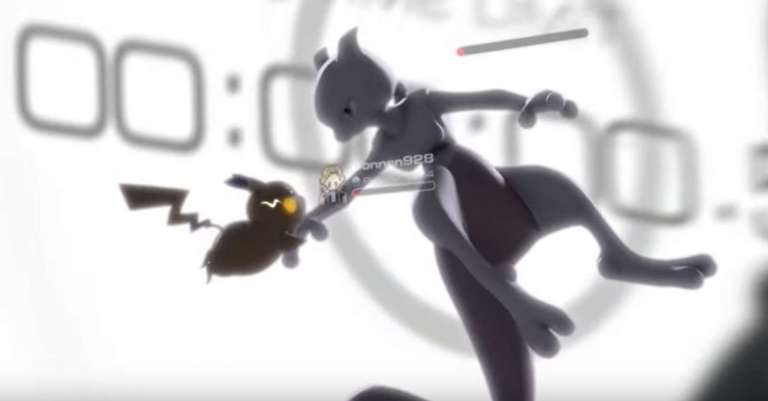 Mewtwo battles Pikachu in a trailer for Pokemon GO