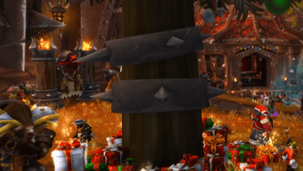 World Of Warcraft's Greatfather Winter Has Left Presents Under The Winter Veil Tree In Orgrimmar And Ironforge!