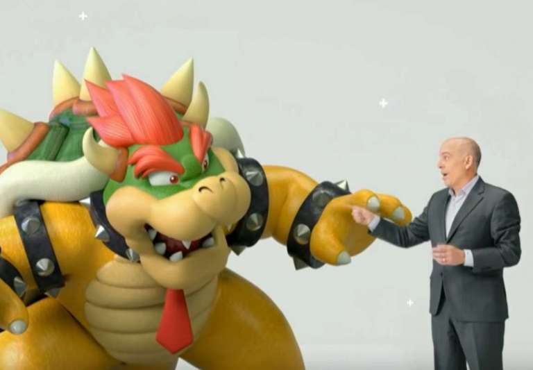 Doug Bowser, the boss of Nintendo of America meets actual Bowser