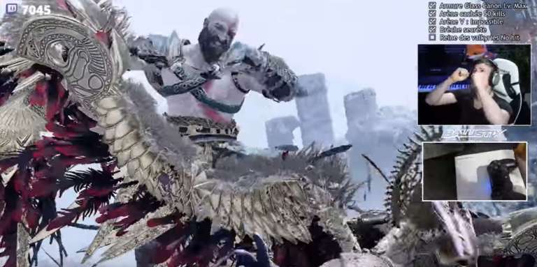 Kratos Kills the Valkyrie Queen