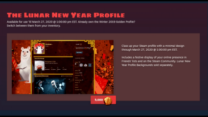 Steam's Lunar New Year Sale Has Officially Begun, Bringing What Appears To Be An Event Standard