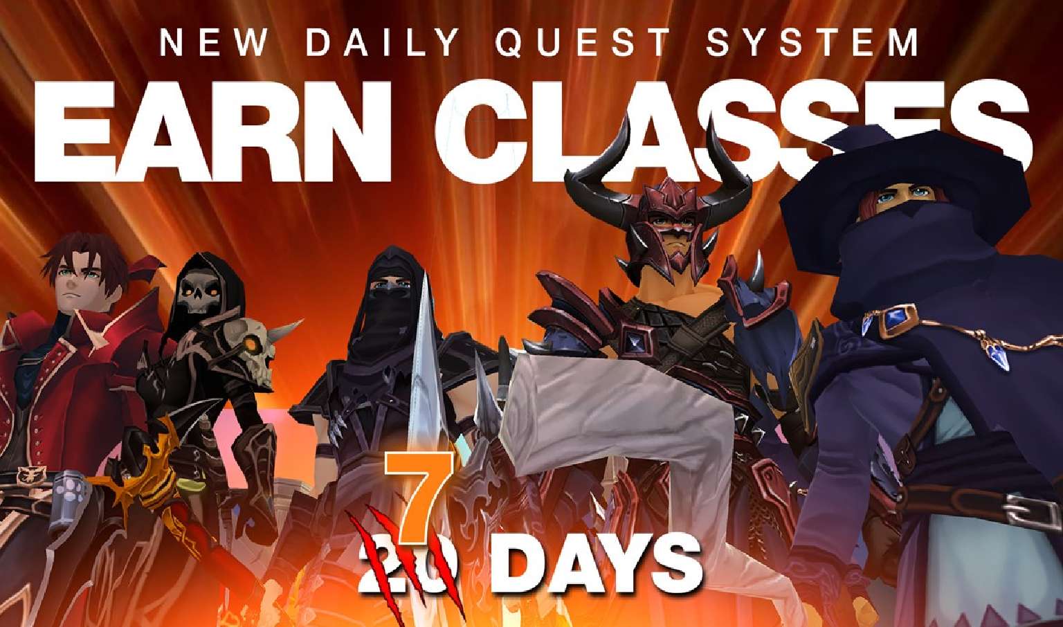 AdventureQuest 3D Announces Changes To How Daily Class Quests Will Work