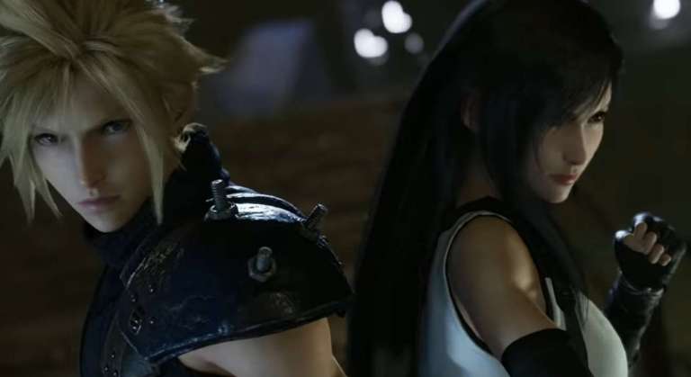 Cloud and Tifa From Final Fantasy VII Remake