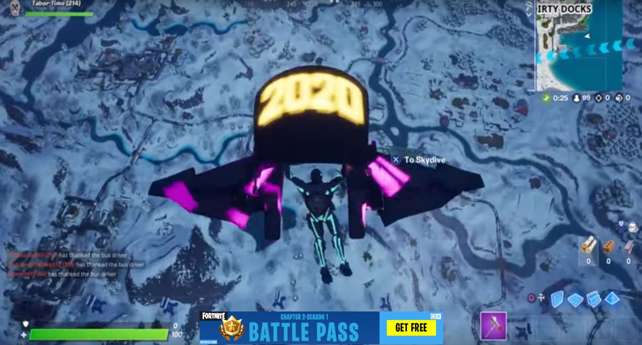 A New Glider Is Now Available In Fortnite Thanks To Epic Games’ Generous Way Of Ringing In The New Year