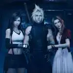 Tifa, Cloud, and Aerith from Final Fantasy VII Remake