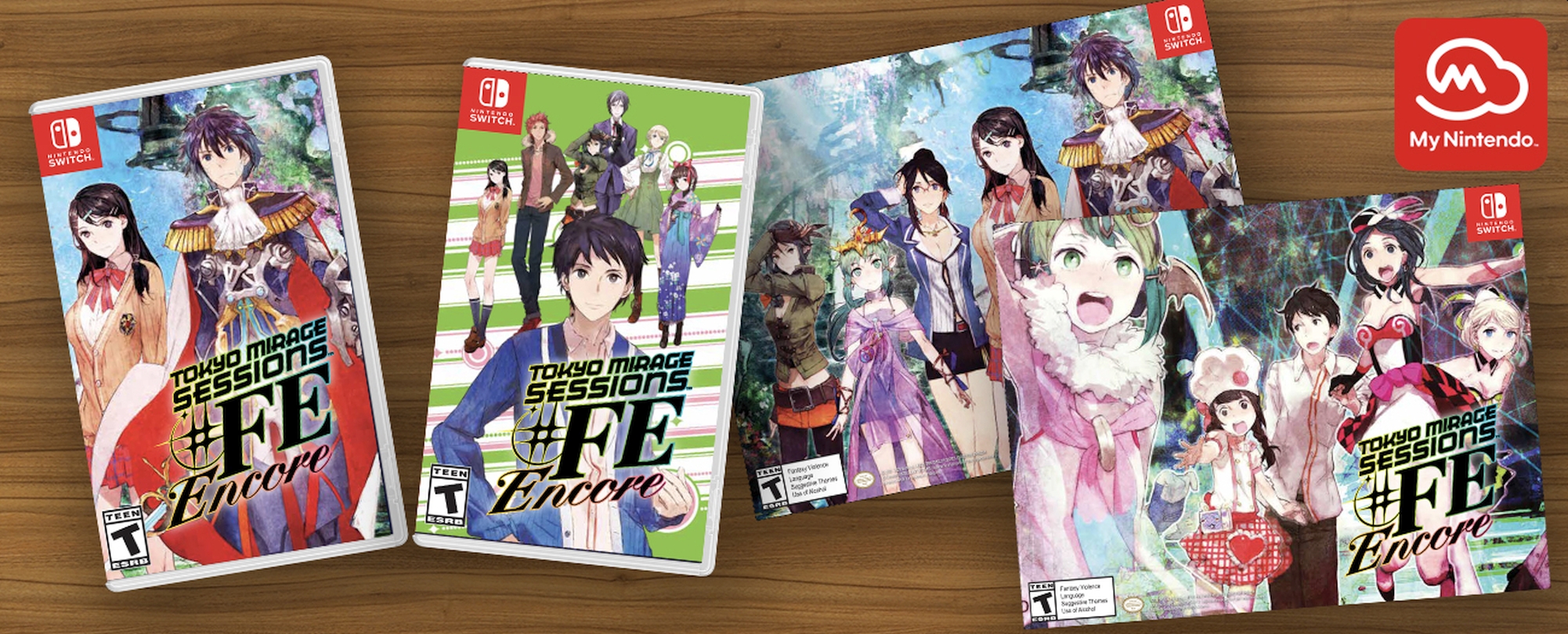 My Nintendo Now Offers Four New Printable Tokyo Mirage Sessions #FE Encore Box Art