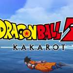 Goku flies toward Kame House in Dragon Ball Z Kakarot