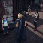 Chadley, a new character in Final Fantasy VII Remake chats with Cloud and Tifa