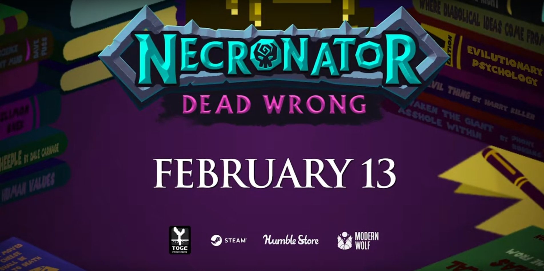 Toge Productions’ Necronator: Dead Wrong Set For February 13th Early Access Release