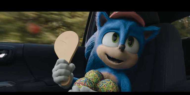 Sonic the Hedgehog in his record breaking new movie