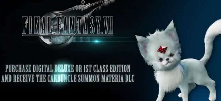 Carbuncle, a new summon spell in Final Fantasy VII remake