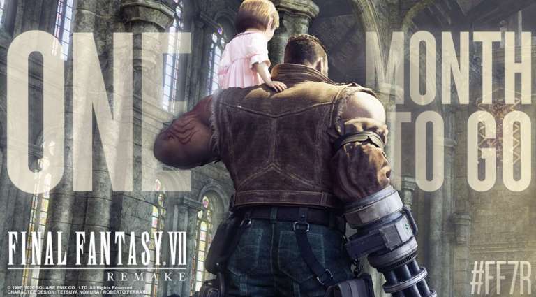 Barret and Marlene in Final Fantasy 7 Remake