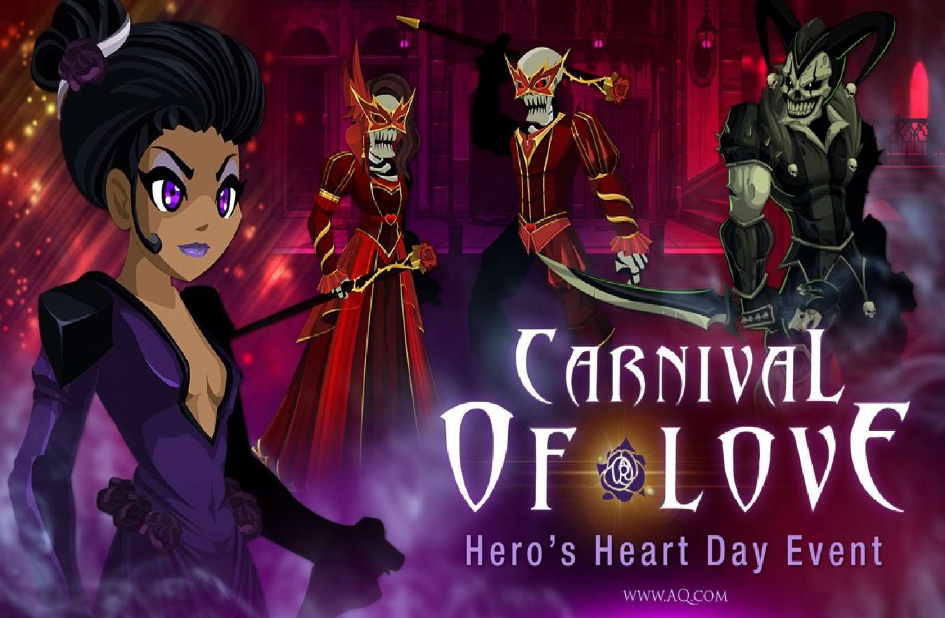 AdventureQuest Worlds Brings In Carnaval Of Love As An Event Related To Carnaval To Give Players A Reason To Party