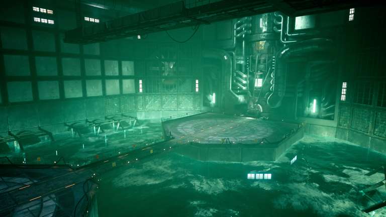 The interior of a Make Reactor in Final Fantasy VII Remake