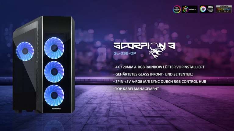 PSUs And PC Case Makers, CHIEFTEC, Has Just Announced Two New Cases Namely: Hawk And Scorpion 3