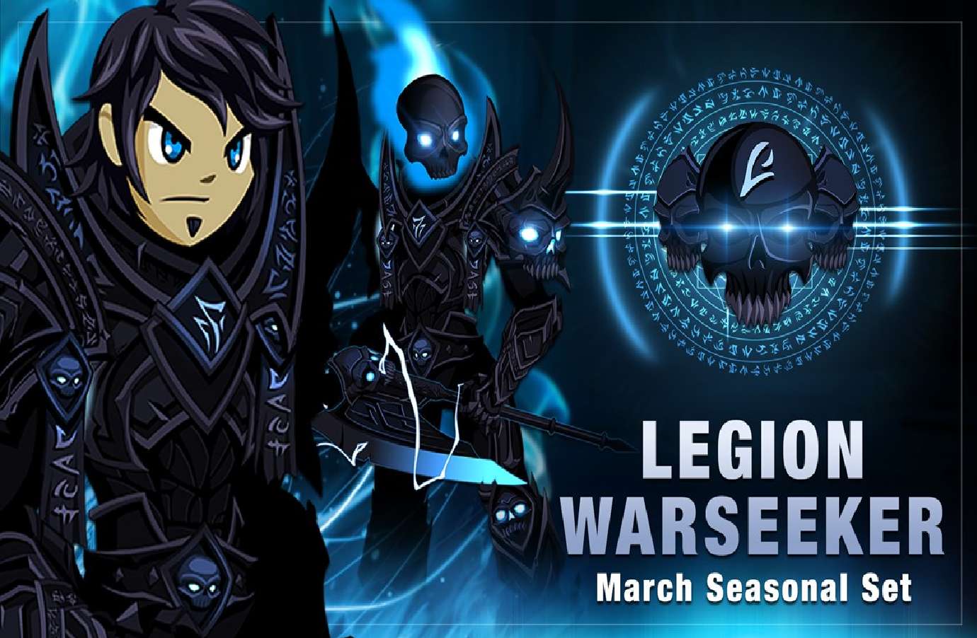AdventureQuest Worlds Releases Their March Seasonal Set For 2020 The Legion Warseeker