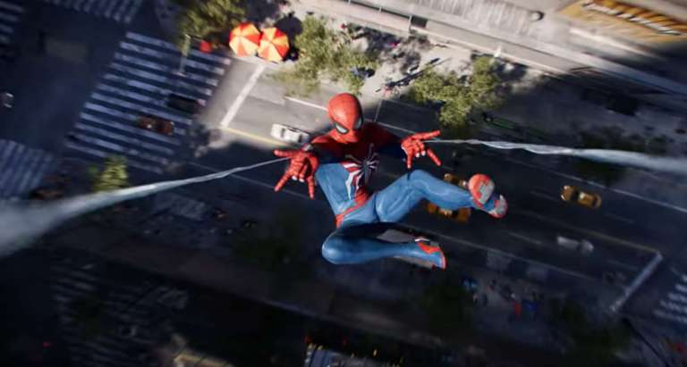 Spider-Man in the PlayStation 4 Game